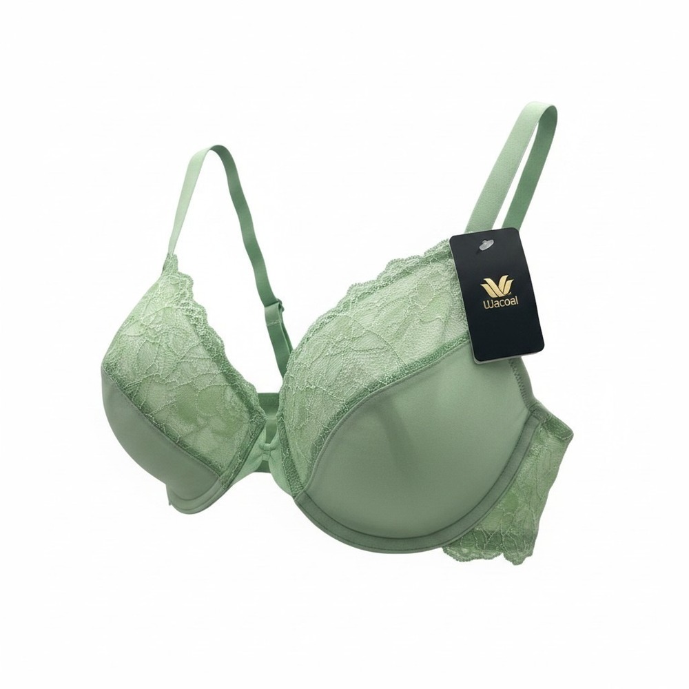 Wacoal Lace Underwired Bra Style 851127 Green 36B